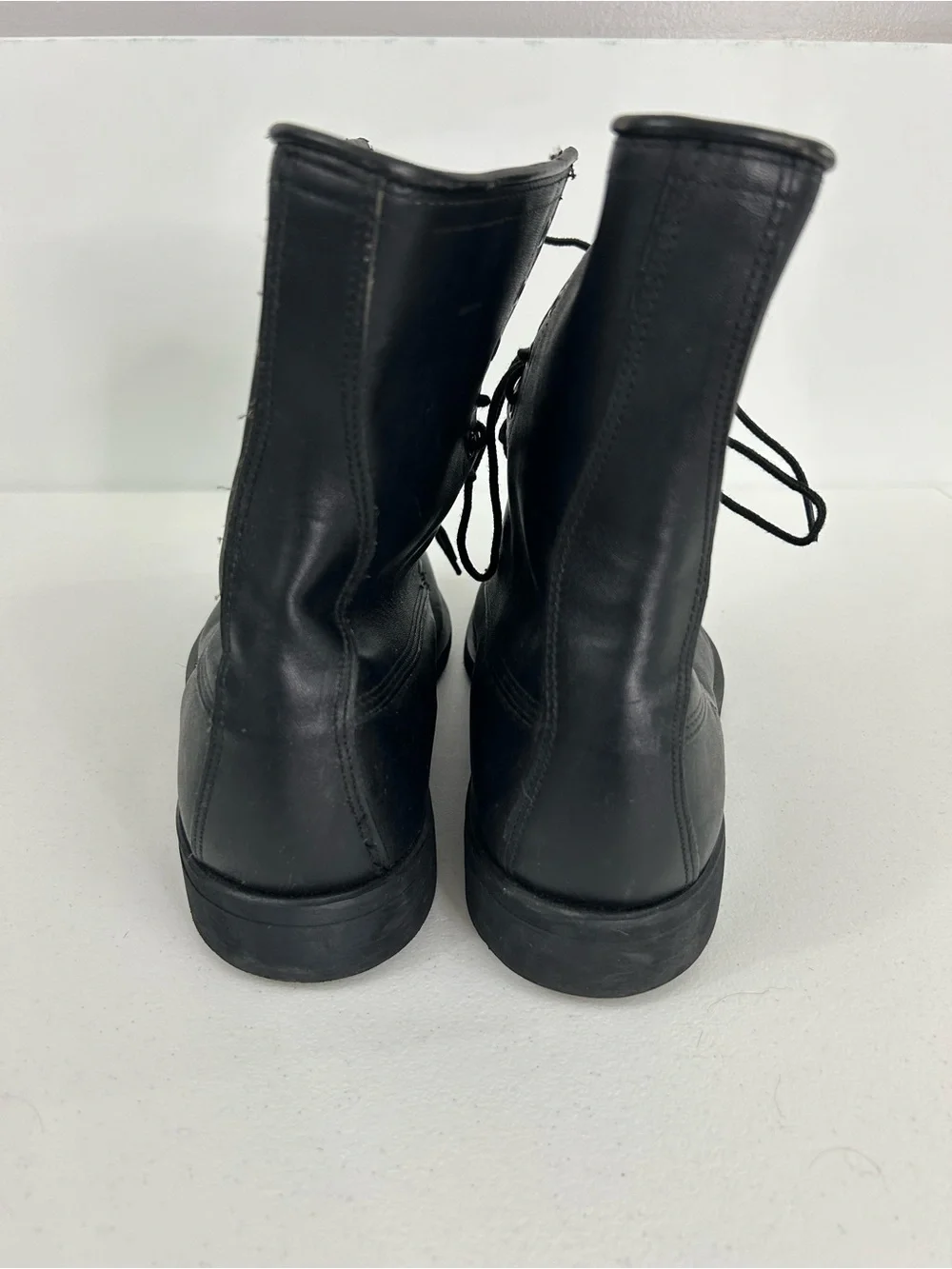 Wolverine Black Leather Military Combat Boots Size 12